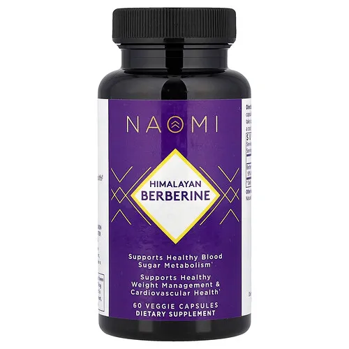 NAOMI, Berberina, 60 cápsulas vegetales (500 mg por cápsula)