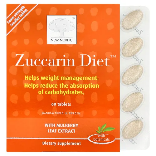 New Nordic, Dieta zucarina, 60 tabletas