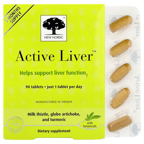 New Nordic, Active Liver™, 90 comprimidos