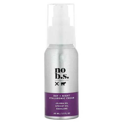 No BS Skincare, Crema hialurónica para el día y la noche`` 60 ml (2 oz. Líq.)