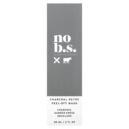 No BS Skincare, Mascarilla de belleza exfoliante con carbón vegetal, 90 ml (3 oz. Líq.)