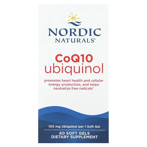 Nordic Naturals, CoQ10 y ubiquinol, 100 mg, 60 cápsulas blandas