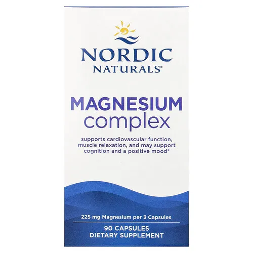 Nordic Naturals, Complejo de magnesio, 90 cápsulas
