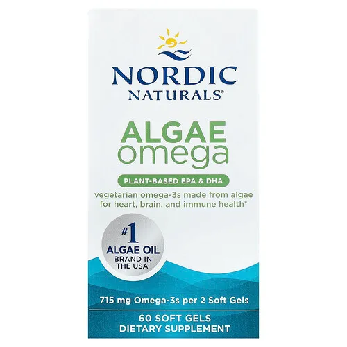 Nordic Naturals, Omega de algas, 60 cápsulas blandas (357,5 mg por cápsula blanda)