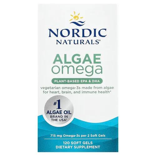 Nordic Naturals, Omega de algas, 120 cápsulas blandas (357,5 mg por cápsula blanda)
