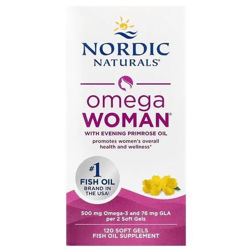 Nordic Naturals, Omega Woman® con aceite de onagra, 120 cápsulas blandas