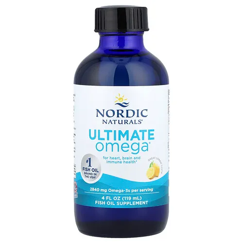 Nordic Naturals, Ultimate Omega®, Limón, 119 ml (4 oz. líq.)