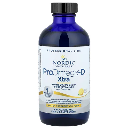 Nordic Naturals, ProOmega®-D Xtra, Gran limón, 237 ml (8 oz. líq.)