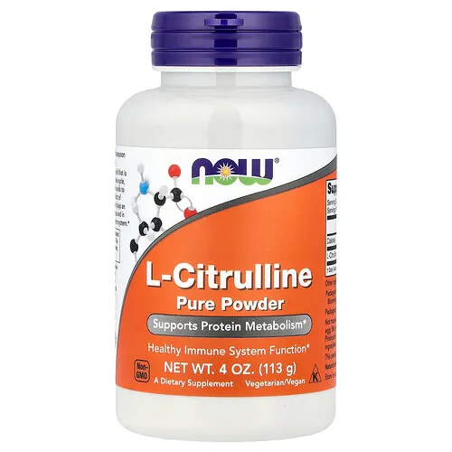 NOW Foods, L-Citrulina, Polvo Puro, 4 oz (113 g)