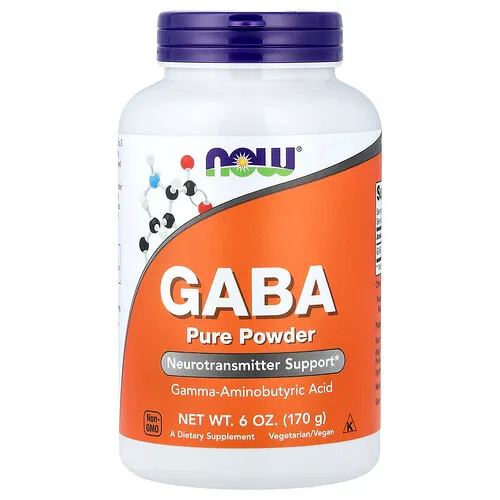 NOW Foods, GABA puro en polvo, 170 g (6 oz)