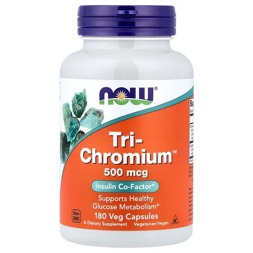 NOW Foods, Tri-Chromium™, 180 cápsulas vegetales