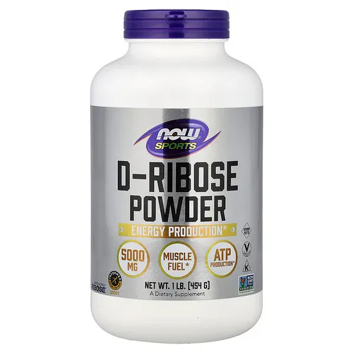 NOW Foods, Sports, D-Ribosa en polvo, 454 g (1 lb)