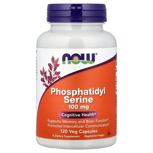 NOW Foods, Fosfatidilserina, 120 cápsulas vegetales