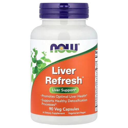 NOW Foods, Liver Refresh™, Suplemento para revitalizar el hígado, 90 cápsulas vegetales
