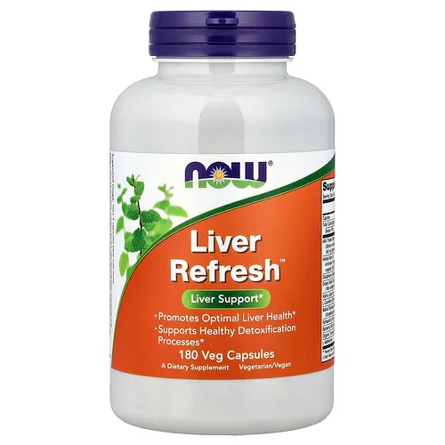 NOW Foods, Refresco para el hígado, 180 cápsulas vegetales