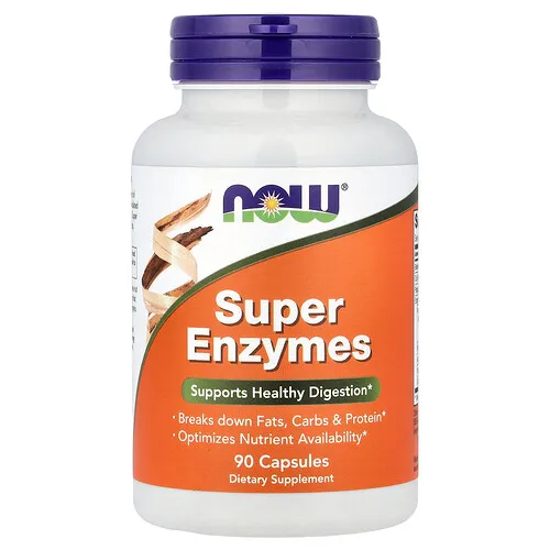 NOW Foods, Súper Enzimas, 90 Cápsulas