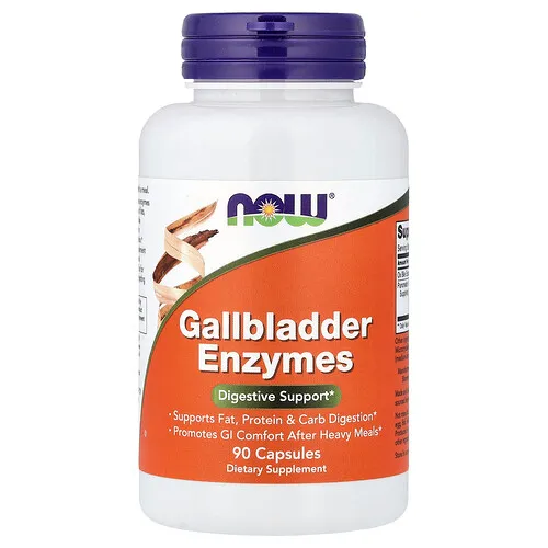 NOW Foods, Enzimas para la vesícula biliar, 90 cápsulas