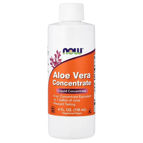 NOW Foods, Concentrado de aloe vera, 118 ml (4 oz. líq.)
