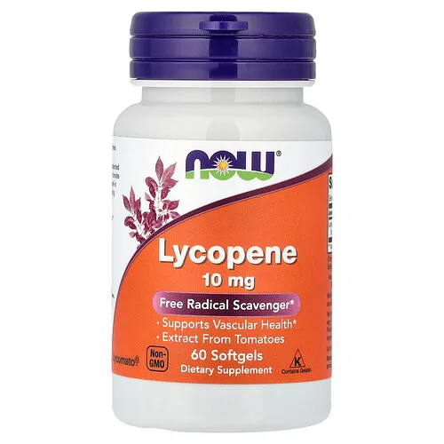 NOW Foods, Licopeno, 60 Cápsulas de Gel Suave