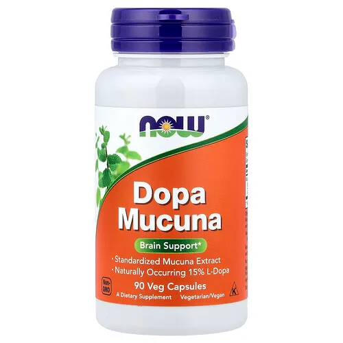 NOW Foods, Mucuna Dopa, 90 cápsulas vegetales