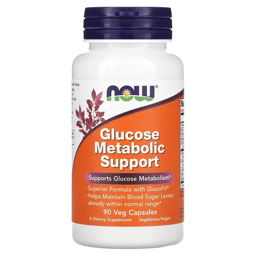NOW Foods, Refuerzo metabólico de la glucosa, 90 cápsulas vegetales