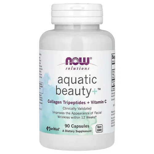 NOW Foods, Solutions, Aquatic Beauty+, 90 cápsulas