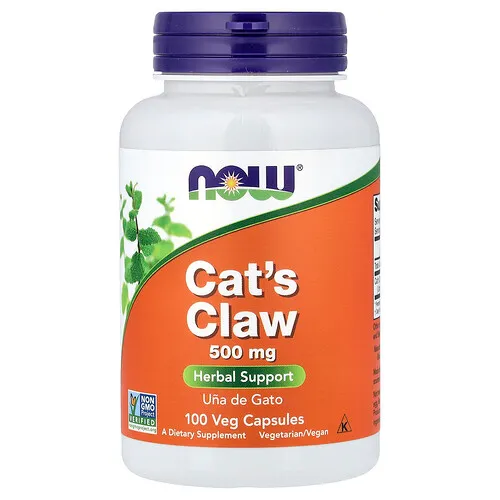 NOW Foods, Uña de gato, 500 mg, 100 cápsulas vegetales