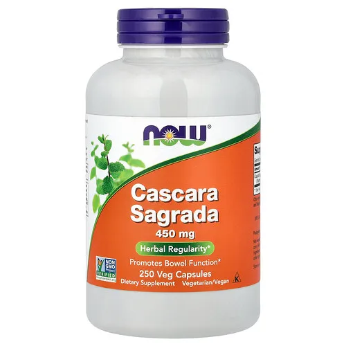 NOW Foods, Cáscara sagrada, 450 mg, 250 cápsulas vegetarianas