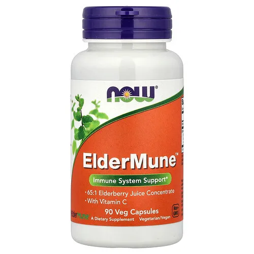 NOW Foods, ElderMune™, 90 cápsulas vegetales