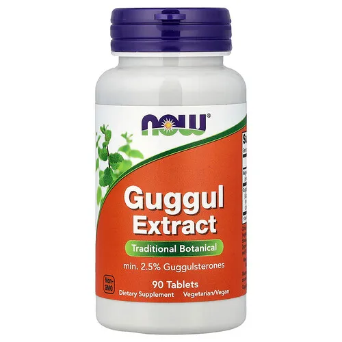 NOW Foods, Extracto de guggul, 90 comprimidos