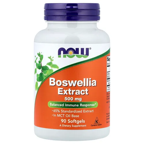 NOW Foods, Extracto de Boswellia, 500 mg, 90 cápsulas blandas