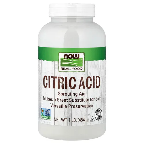 NOW Foods, Ácido cítrico, 454 g (1 lb)