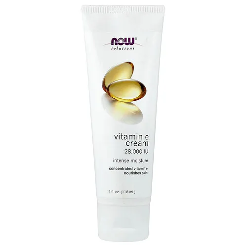 NOW Foods, Solutions, Crema con vitamina E, 118 ml (4 oz. líq.)