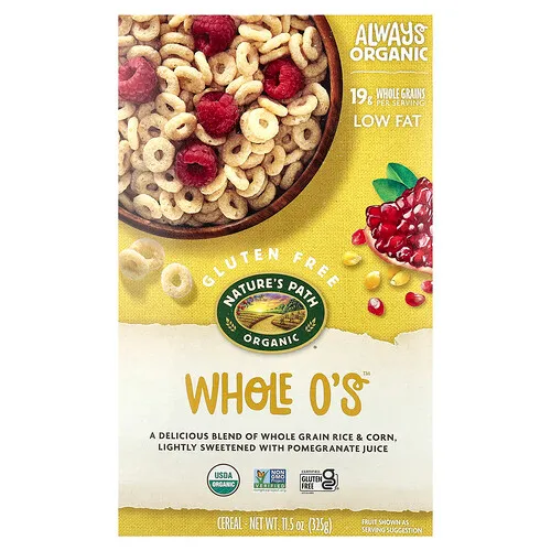 Nature's Path, Cereal Whole O's™ orgánico, 325 g (11,5 oz)