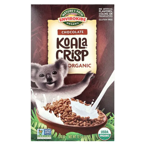 Nature's Path, EnviroKidz, Cereal Crujiente Orgánico Koala con Chocolate, 11.5 oz (325 g)