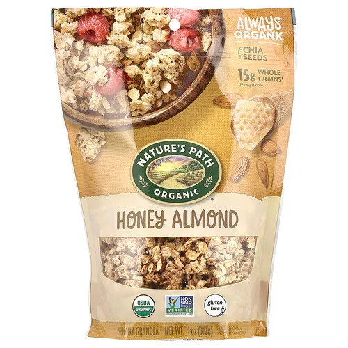 Nature's Path, Granola crujiente, Almendra y miel, 312 g (11 oz)
