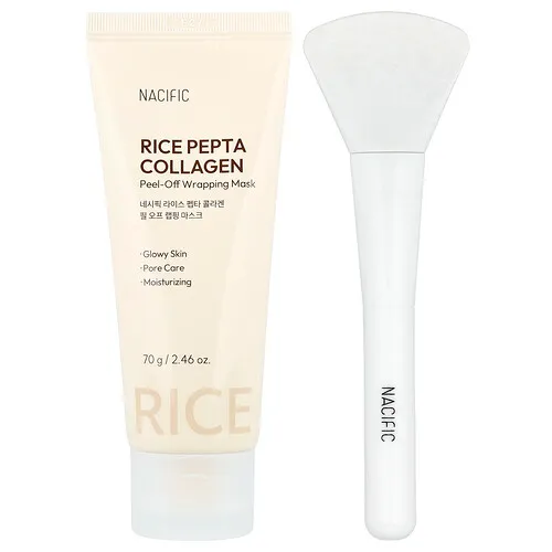 Nacific, Mascarilla de belleza envolvente con Pepta de arroz y colágeno, 70 g (2,46 oz)