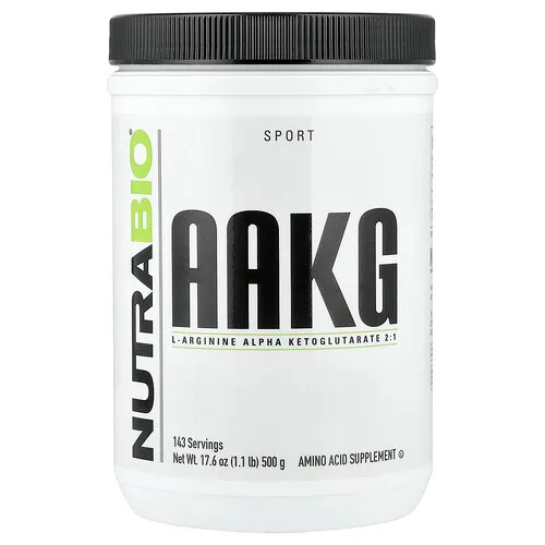 NutraBio, AAKG, 500 g (1,1 lb)