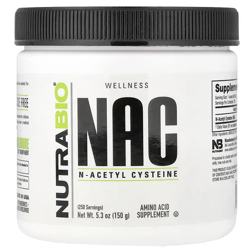 NutraBio, NAC, 150 g (5,3 oz)