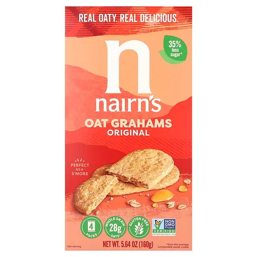 Nairn's, Galletas de avena, Original, 4 paquetes, 160 g (5,64 oz)