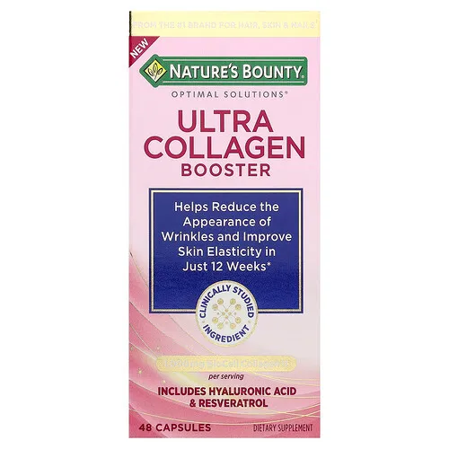 Nature's Bounty, Optimal Solutions®, Ultrapotenciador del colágeno, 48 cápsulas
