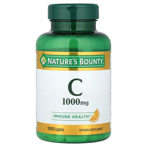 Nature's Bounty, Vitamina C, 1000 mg, 100 comprimidos oblongos