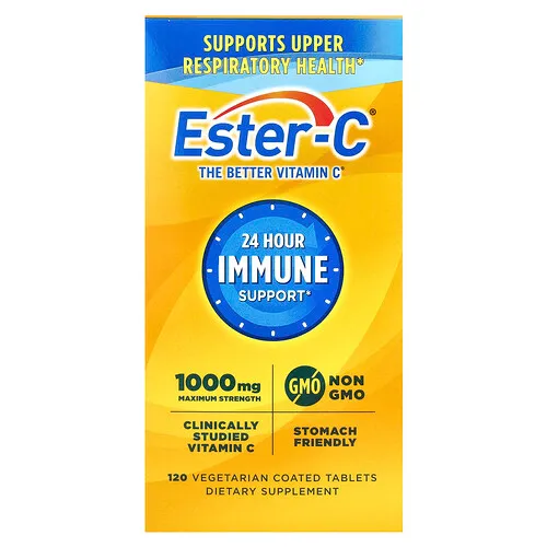 Nature's Bounty, Ester-C, Máxima concentración, 1000 mg. 120 comprimidos vegetales recubiertos