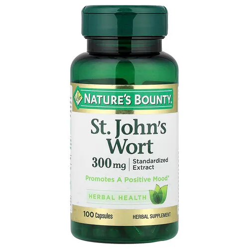 Nature's Bounty, Hierba de San Juan, 300 mg, 100 Capsulas
