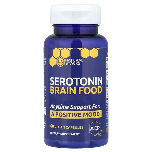 Natural Stacks, Serotonin Brain Food™, 60 cápsulas veganas