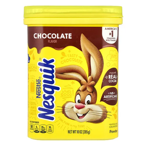 Nesquik, Nestlé, Polvo, Chocolate, 285 g (10 oz)