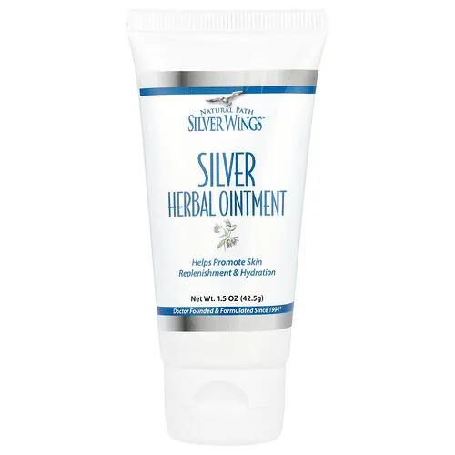 Natural Path Silver Wings, Ungüento herbal de plata, 42,5 g (1,5 oz)