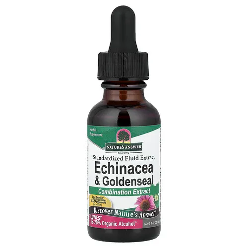 Nature's Answer, Equinácea y sello de oro, Extracto fluido estandarizado, 30 ml (1 oz. Líq.)