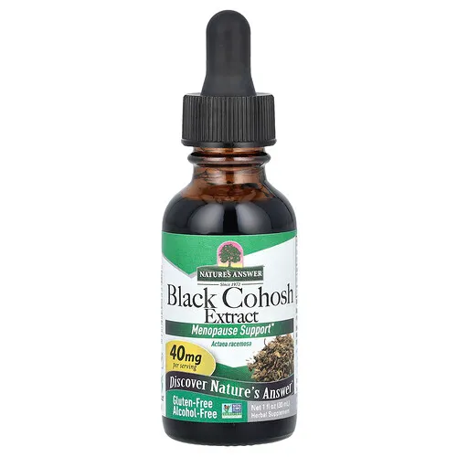 Nature's Answer, Extracto de cimífuga, Sin alcohol, 40 mg, 30 ml (1 oz. líq.)