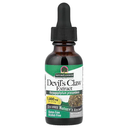 Nature's Answer, Extracto de harpagofito, Sin alcohol, 1000 mg, 30 ml (1 oz. líq.)